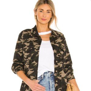 The Hour Jordana Military Shacket Camo